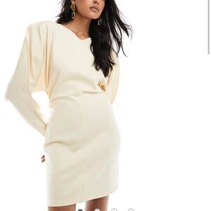 & Other Stories Cream Mini Dress